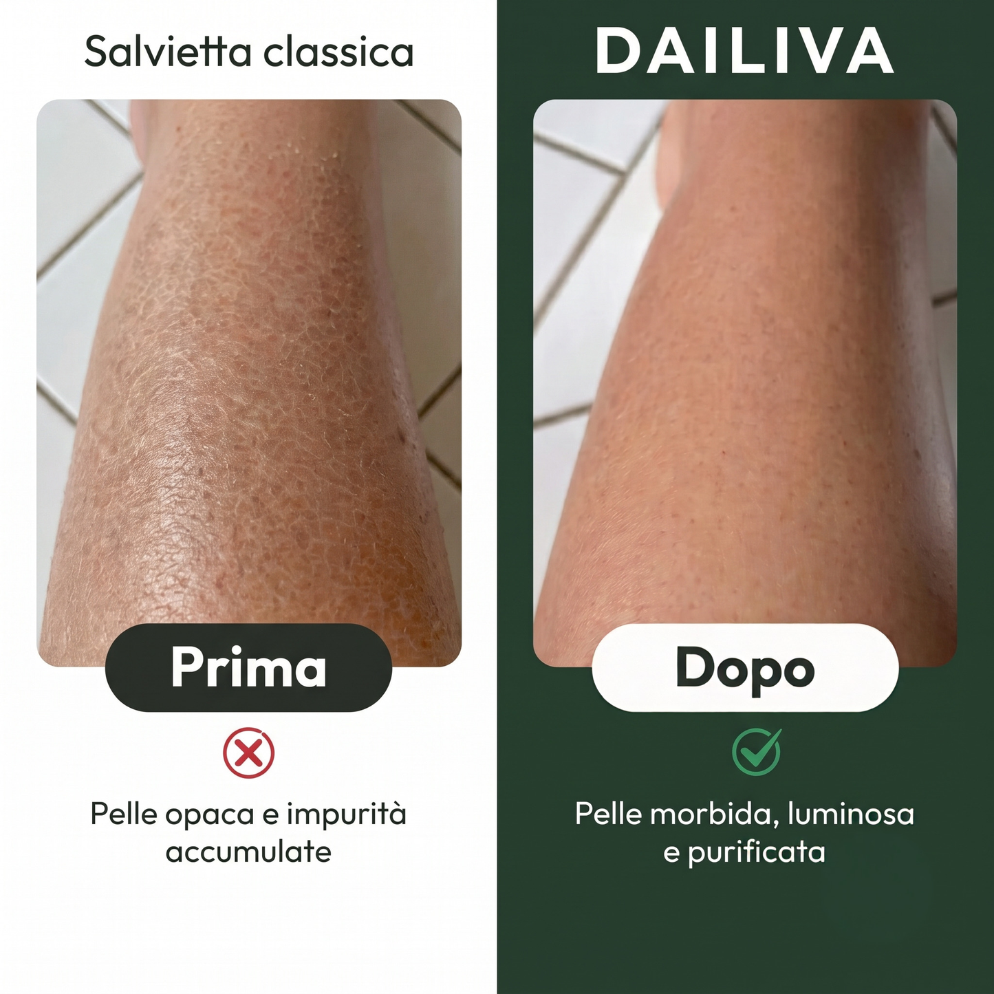DAILIVA Panno Esfoliante Naturale