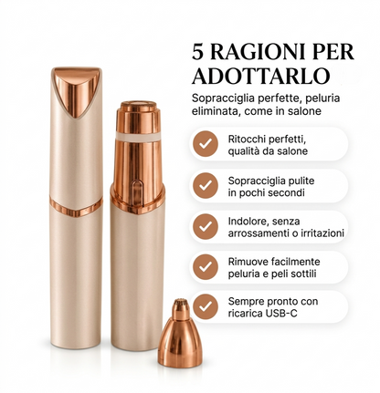 DAILIVA Epilatore viso 2 in 1