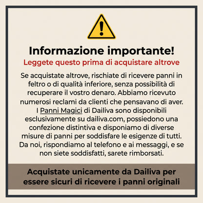 5 PANNI MAGICI DAILIVA + 5 IN OMAGGIO