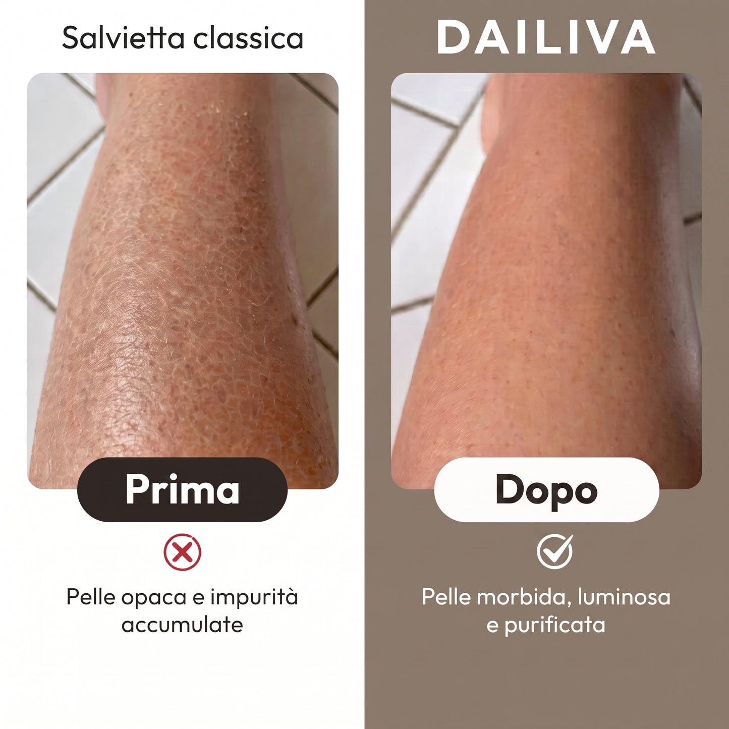 DAILIVA Panno Esfoliante Naturale